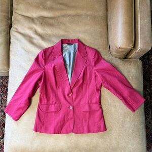 Oscar De La Renta Red Blazer Women’s Size Medium